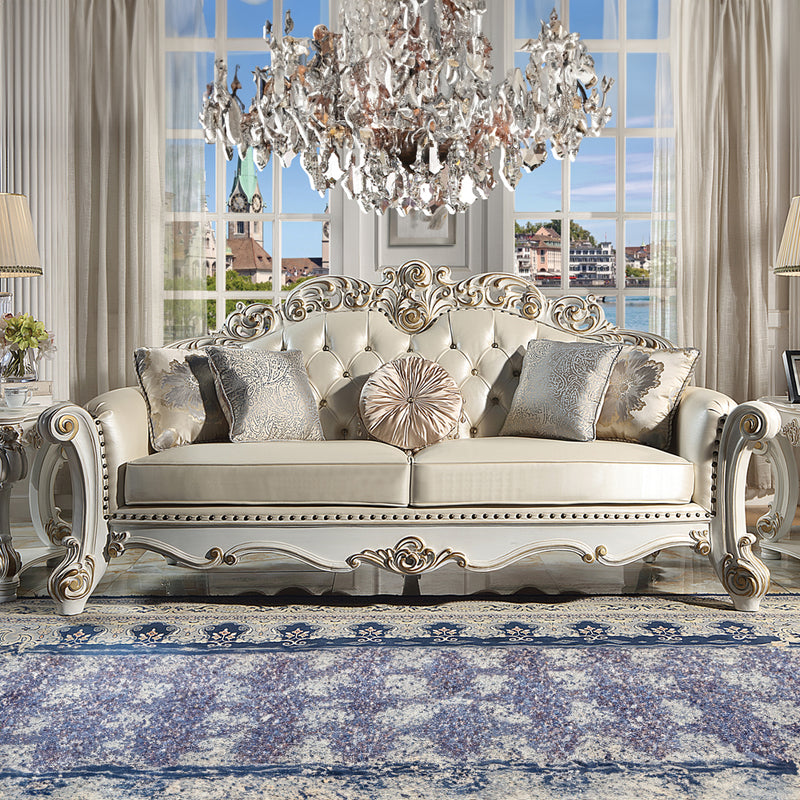 ACME Vendome Sofa with 5 Pillows-zoom-