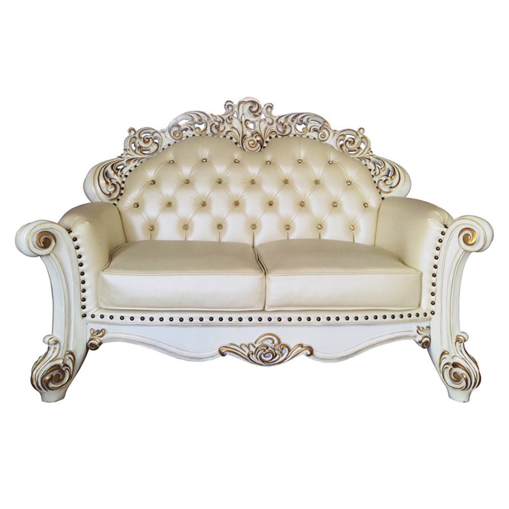 ACME Vendome Loveseat – angle view – Lusso Furniture Miami