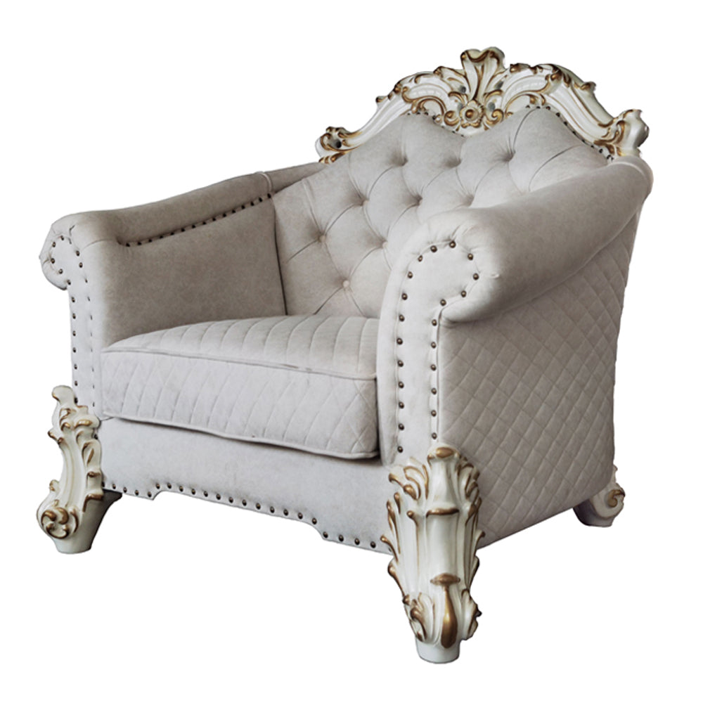 ACME Vendome II Chair – angle view – Lusso Furniture Miami