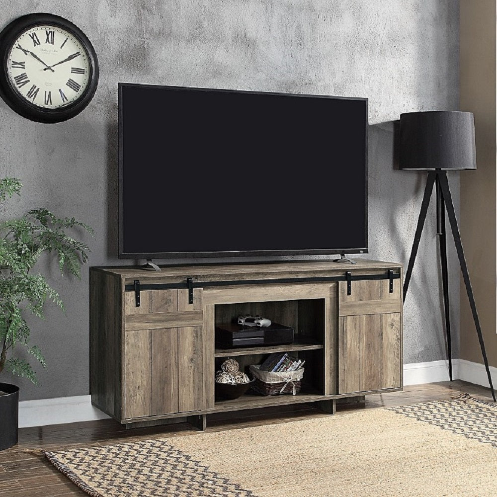 ACME Bellarosa TV Stand – front view – Lusso Furniture Miami