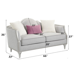 ACME Kasa Loveseat – top view – Lusso Furniture Miami
