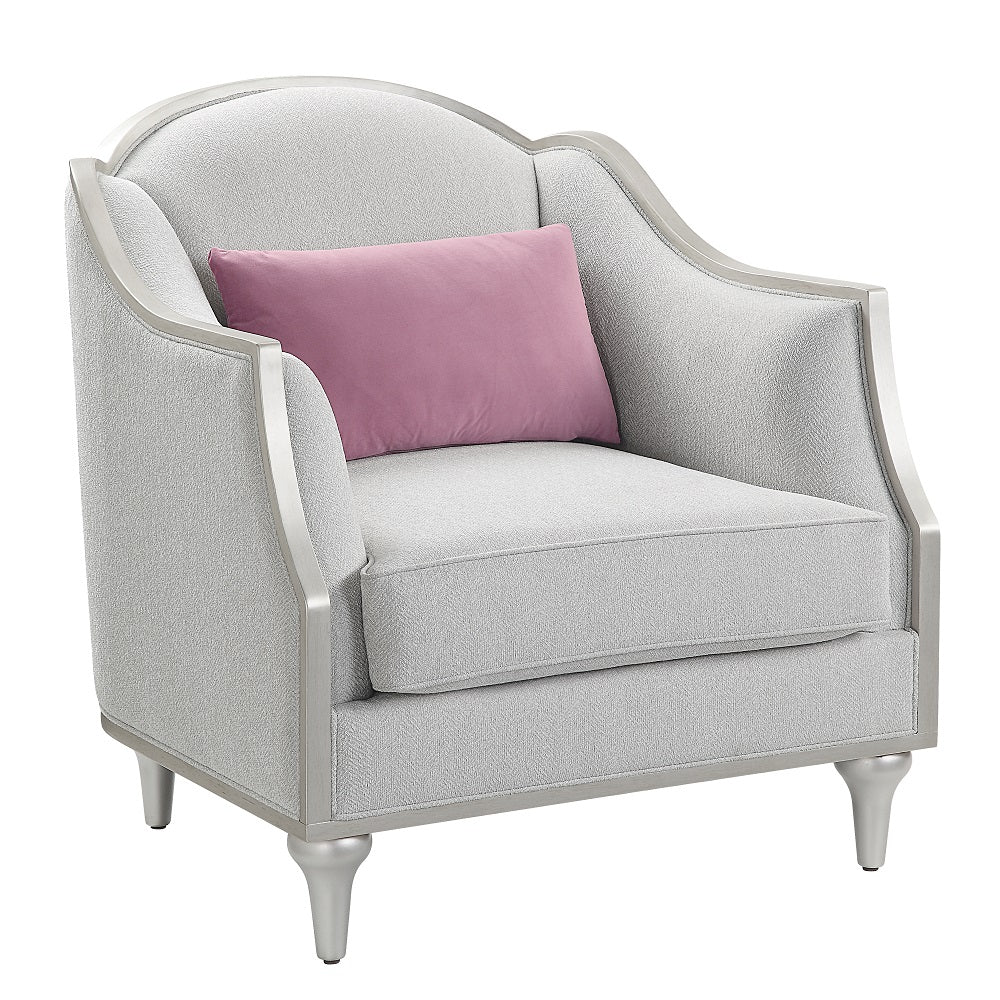 ACME Kasa Accent Chair – front view – Lusso Furniture Miami