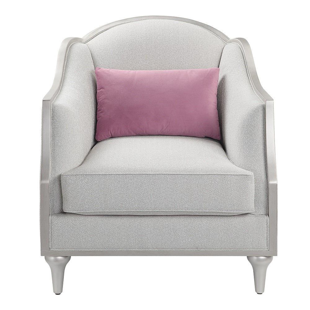 ACME Kasa Accent Chair – angle view – Lusso Furniture Miami