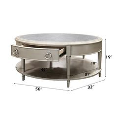 ACME Kasa Coffee Table – finish detail – Lusso Furniture Miami