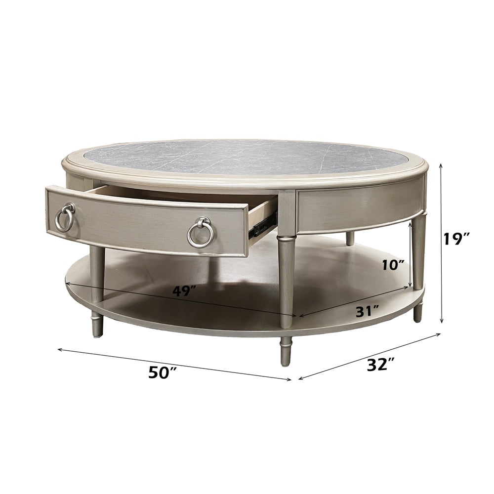 ACME Kasa Coffee Table – finish detail – Lusso Furniture Miami