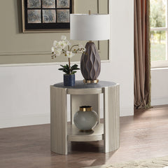 ACME Kasa End Table – front view – Lusso Furniture Miami