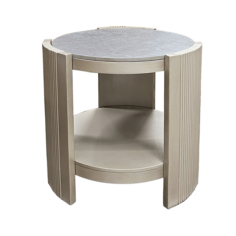 ACME Kasa End Table – back view – Lusso Furniture Miami