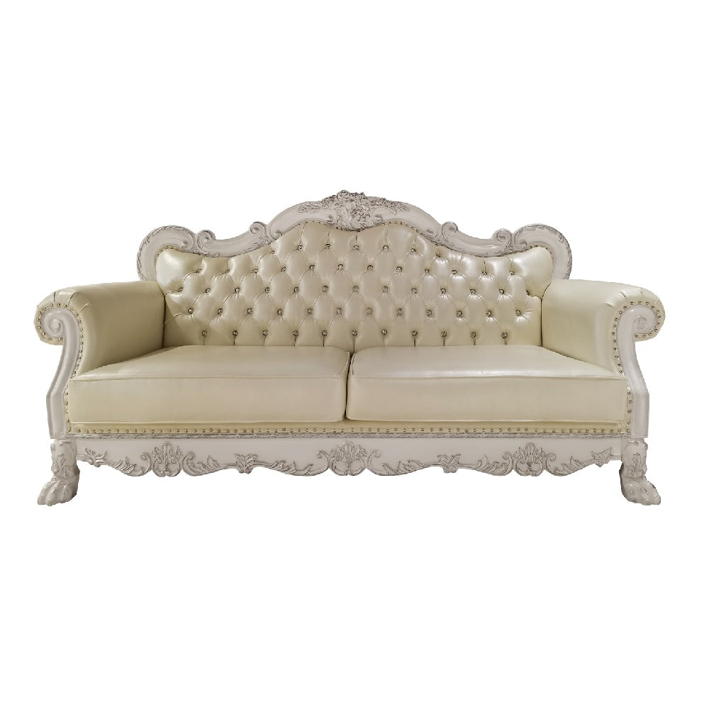 ACME Dresden Sofa with 4 Pillows – finish detail – Lusso Furniture Miami