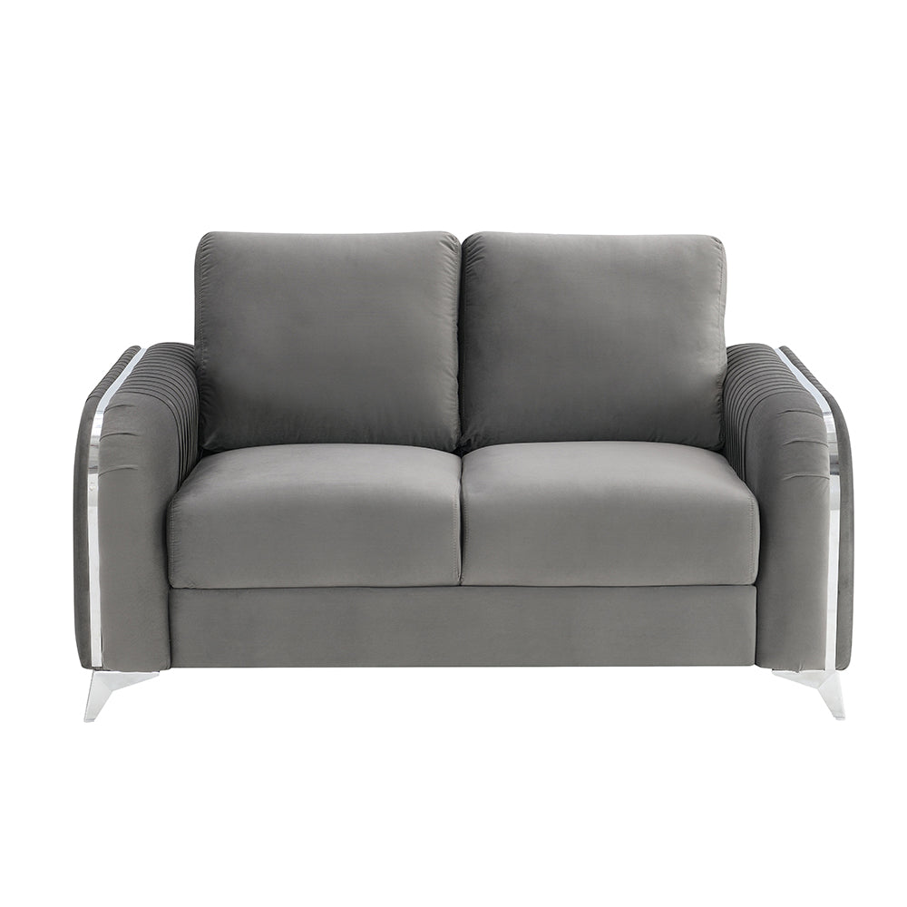ACME Wenona Loveseat – side view – Lusso Furniture Miami