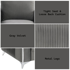 ACME Wenona Loveseat – back view – Lusso Furniture Miami