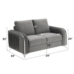 ACME Wenona Loveseat – alternate view – Lusso Furniture Miami