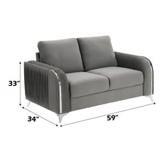 ACME Wenona Loveseat – top view – Lusso Furniture Miami