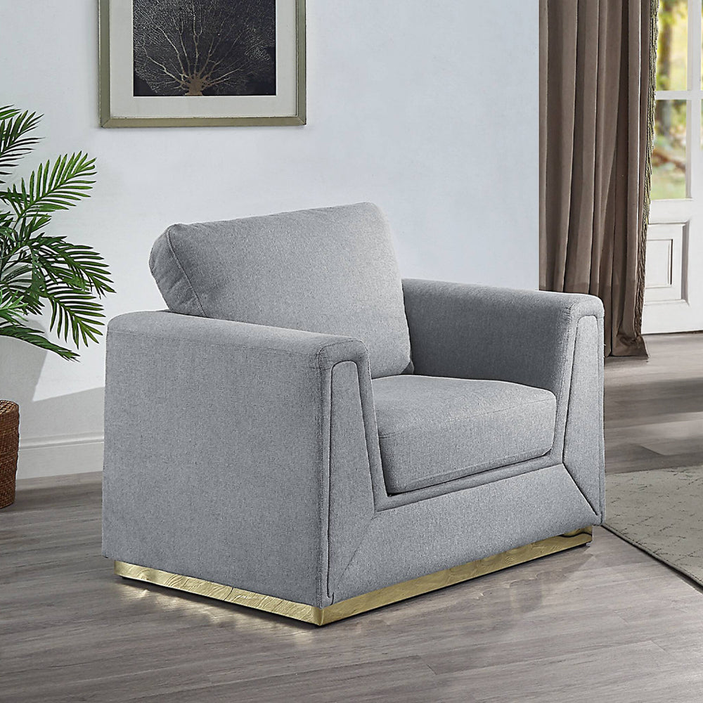 ACME Valin Accent Chair – front view – Lusso Furniture Miami