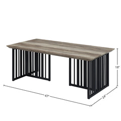ACME Zudora Coffee Table – close-up – Lusso Furniture Miami