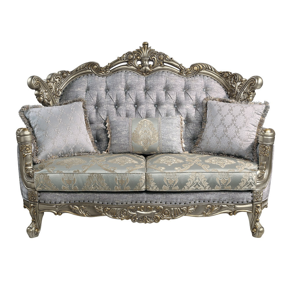ACME Miliani Loveseat – side view – Lusso Furniture Miami