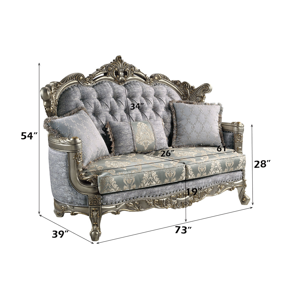 ACME Miliani Loveseat – view 12 – Lusso Furniture Miami