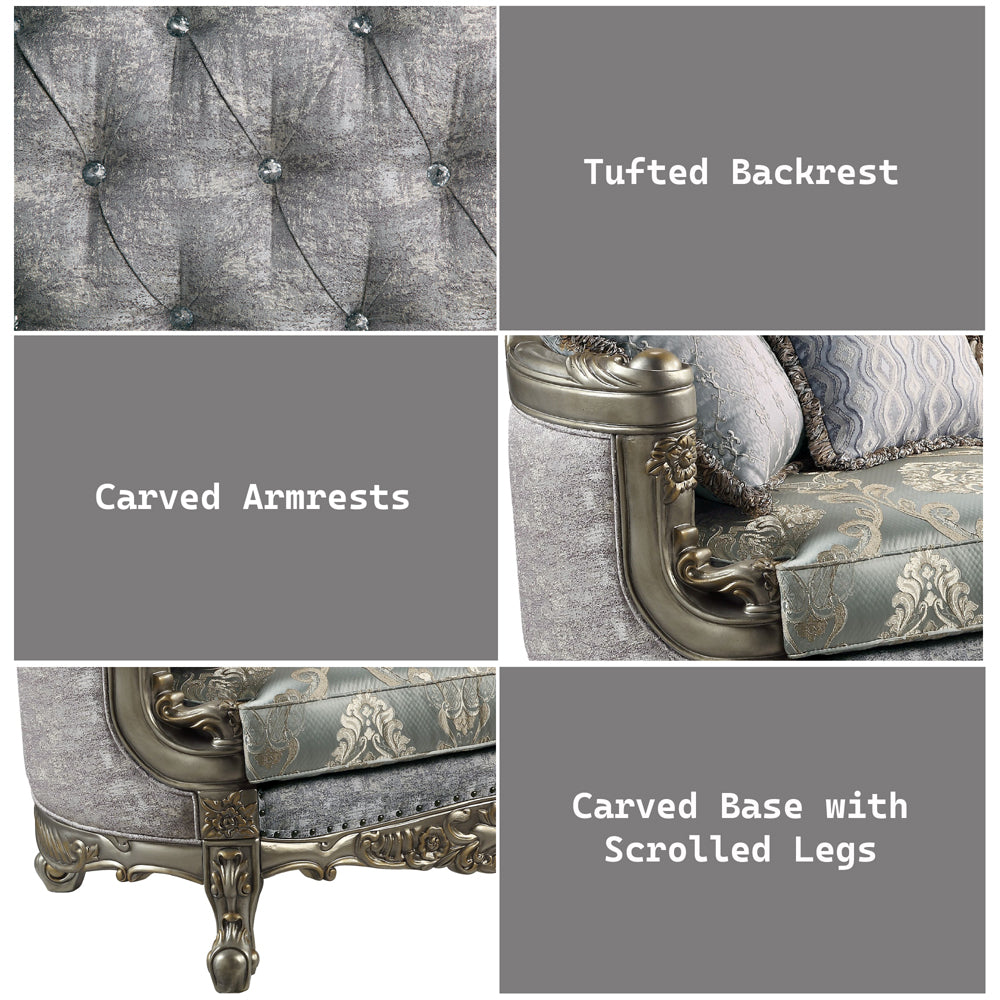 ACME Miliani Loveseat – view 13 – Lusso Furniture Miami