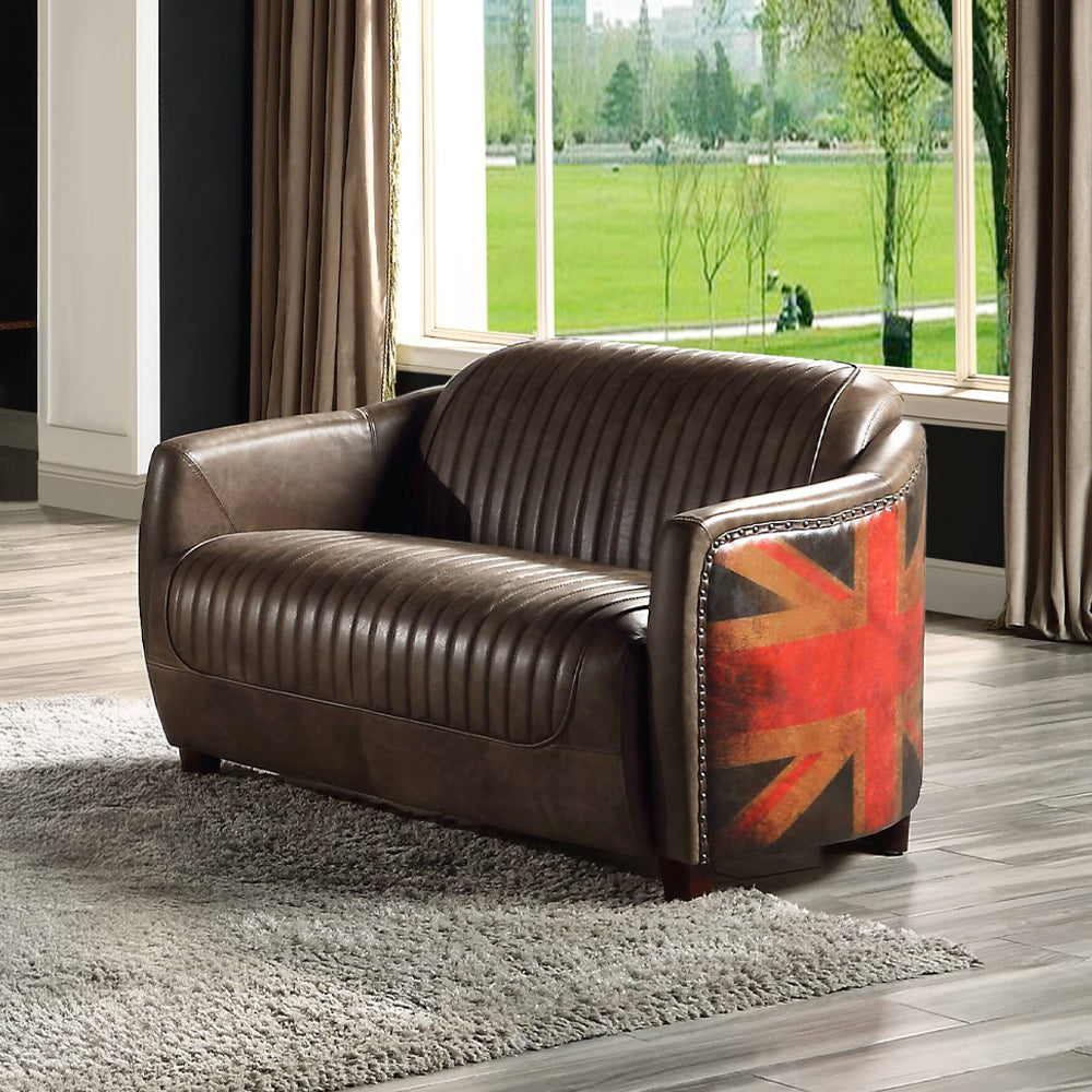 ACME Brancaster Loveseat – front view – Lusso Furniture Miami