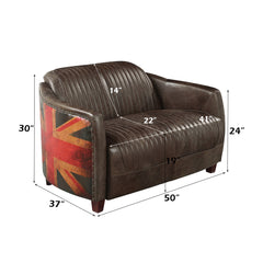 ACME Brancaster Loveseat – close-up – Lusso Furniture Miami
