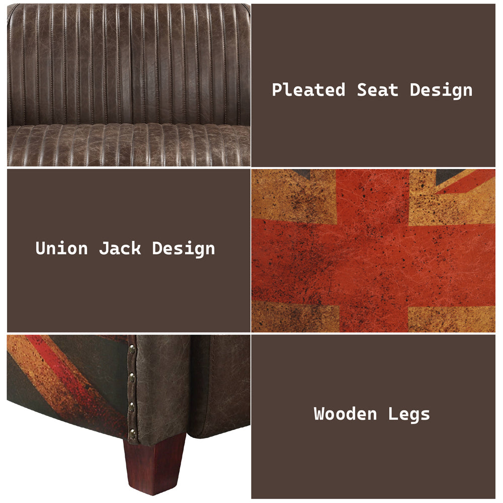 ACME Brancaster Loveseat – alternate view – Lusso Furniture Miami