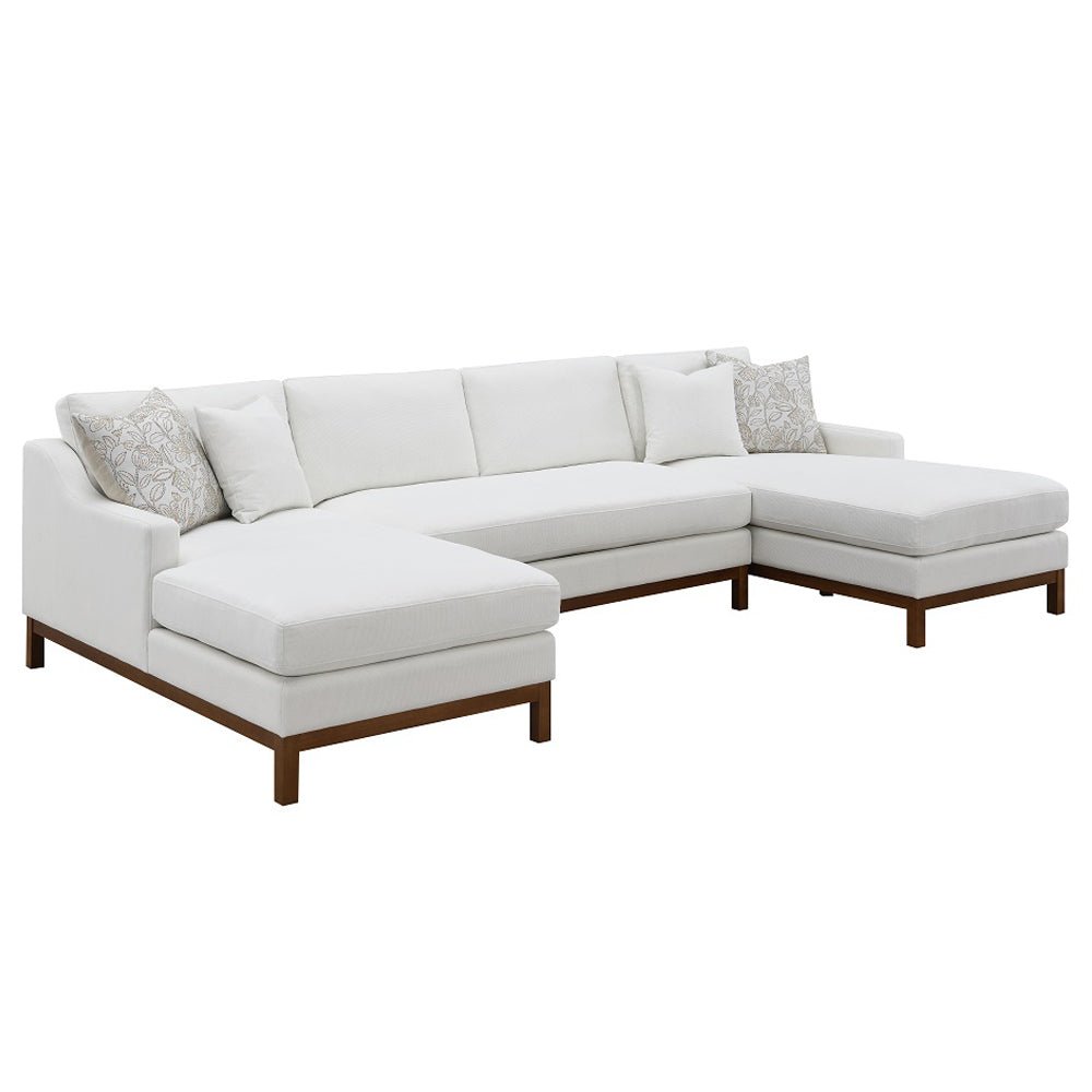 ACME Valiant Sectional Sofa – angle view – Lusso Furniture Miami