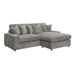 ACME Tavia Reversible Sectional Sofa – angle view – Lusso Furniture Miami
