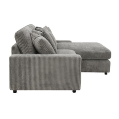 ACME Tavia Reversible Sectional Sofa – detail – Lusso Furniture Miami