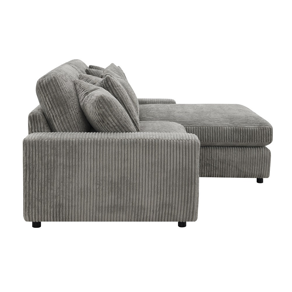 ACME Tavia Reversible Sectional Sofa – detail – Lusso Furniture Miami