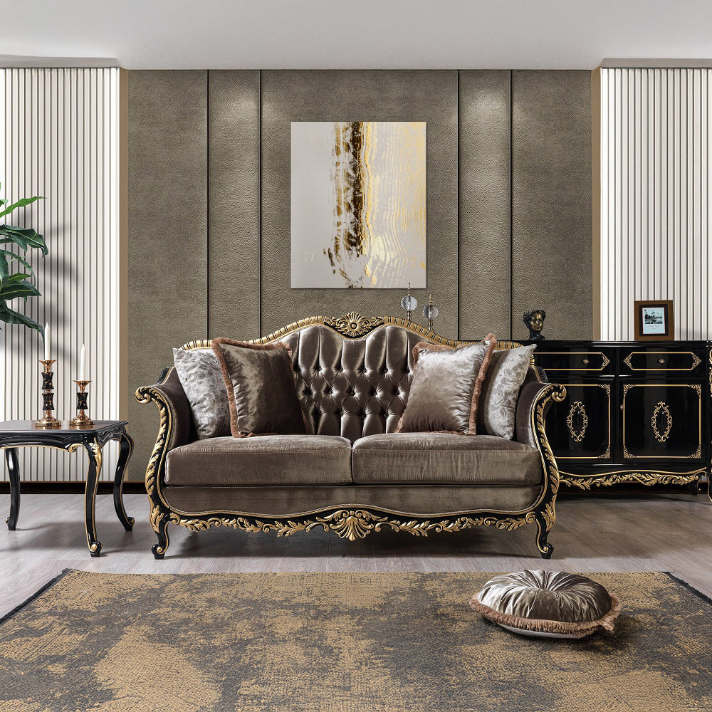 ACME Betria Loveseat – front view – Lusso Furniture Miami