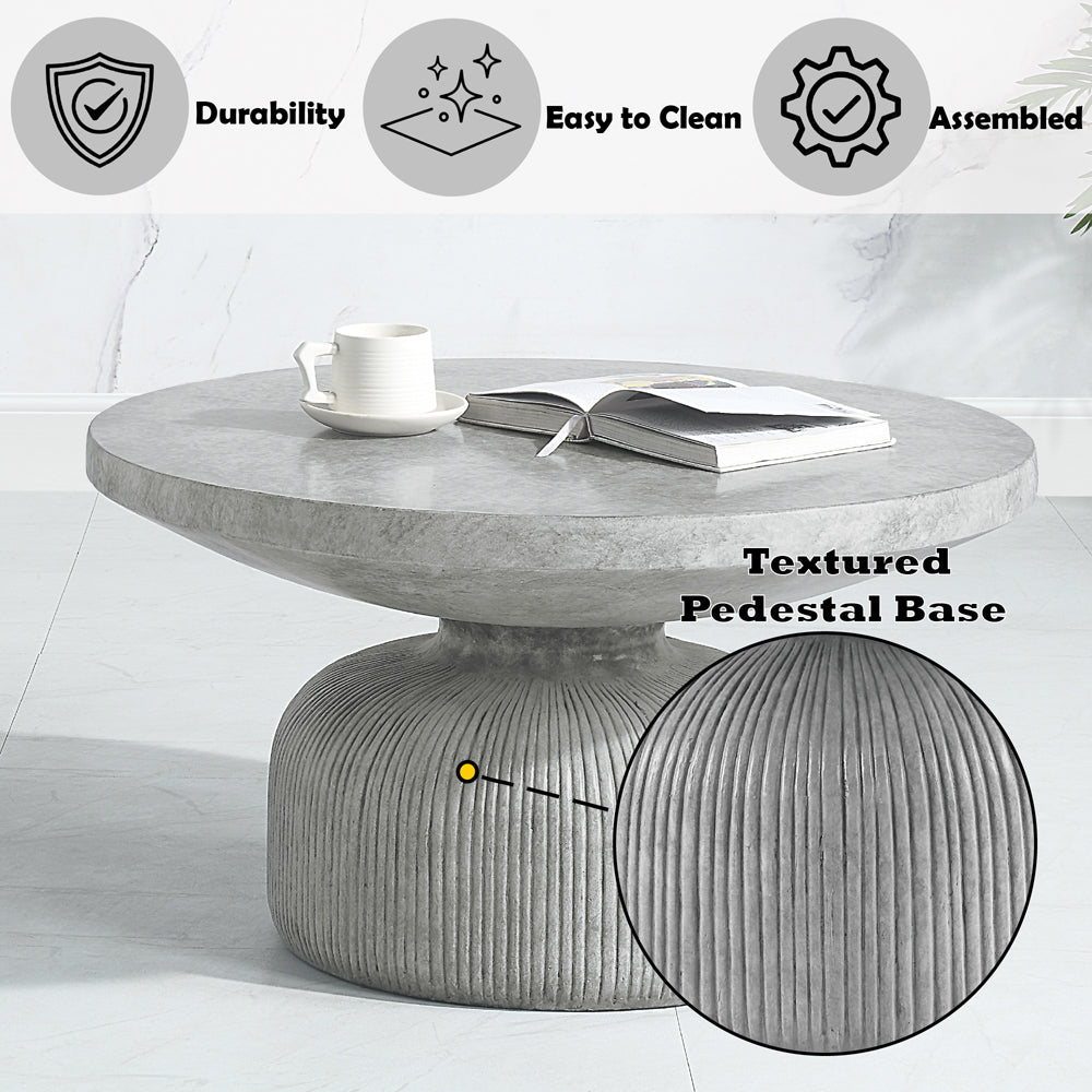 ACME Laddie Coffee Table – back view – Lusso Furniture Miami
