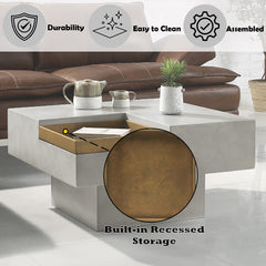 ACME Kailano Coffee Table – back view – Lusso Furniture Miami