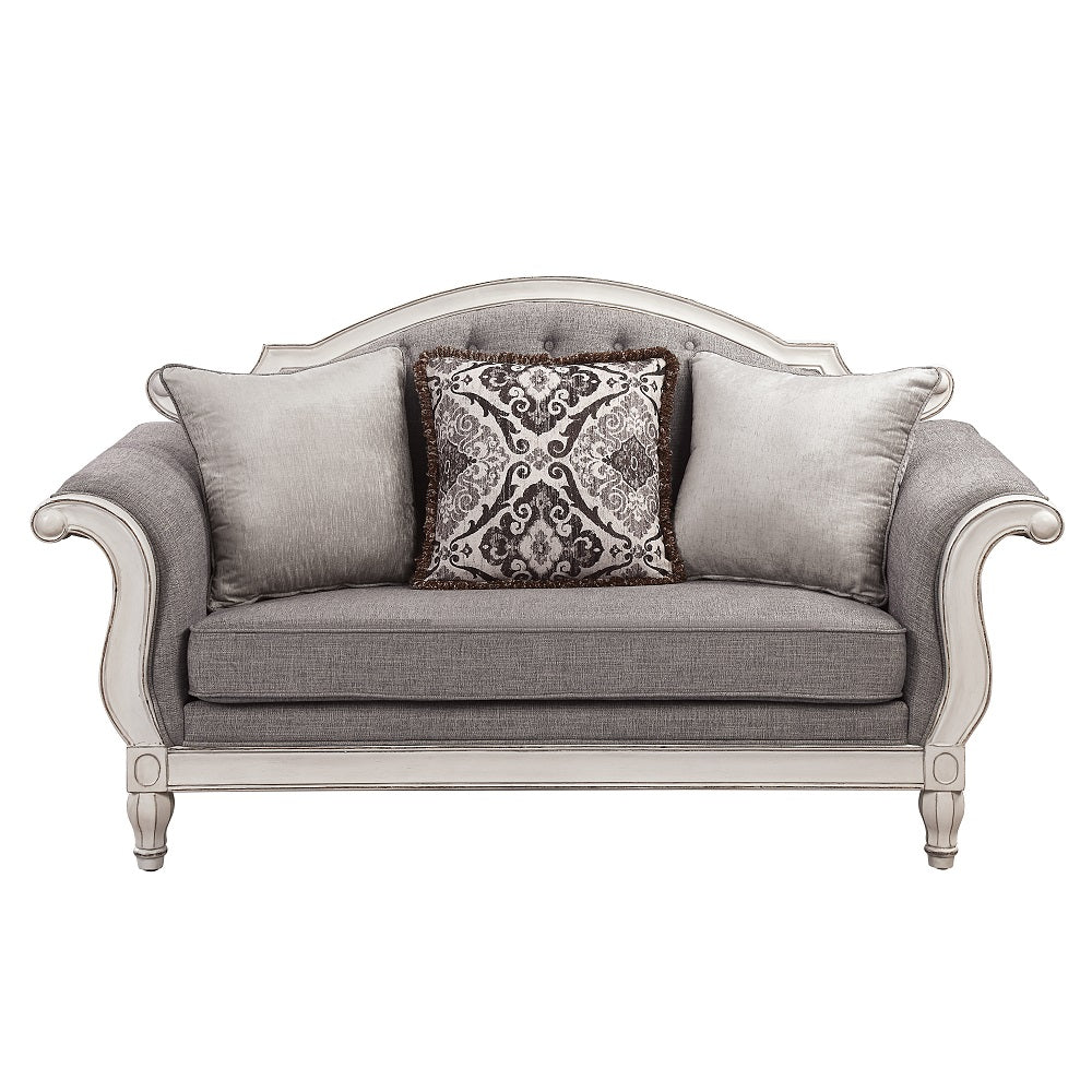 ACME Florian Loveseat – front view – Lusso Furniture Miami