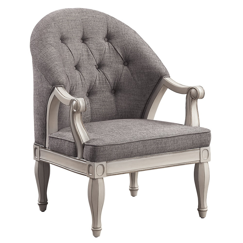 ACME Florian Chair – side view – Lusso Furniture Miami