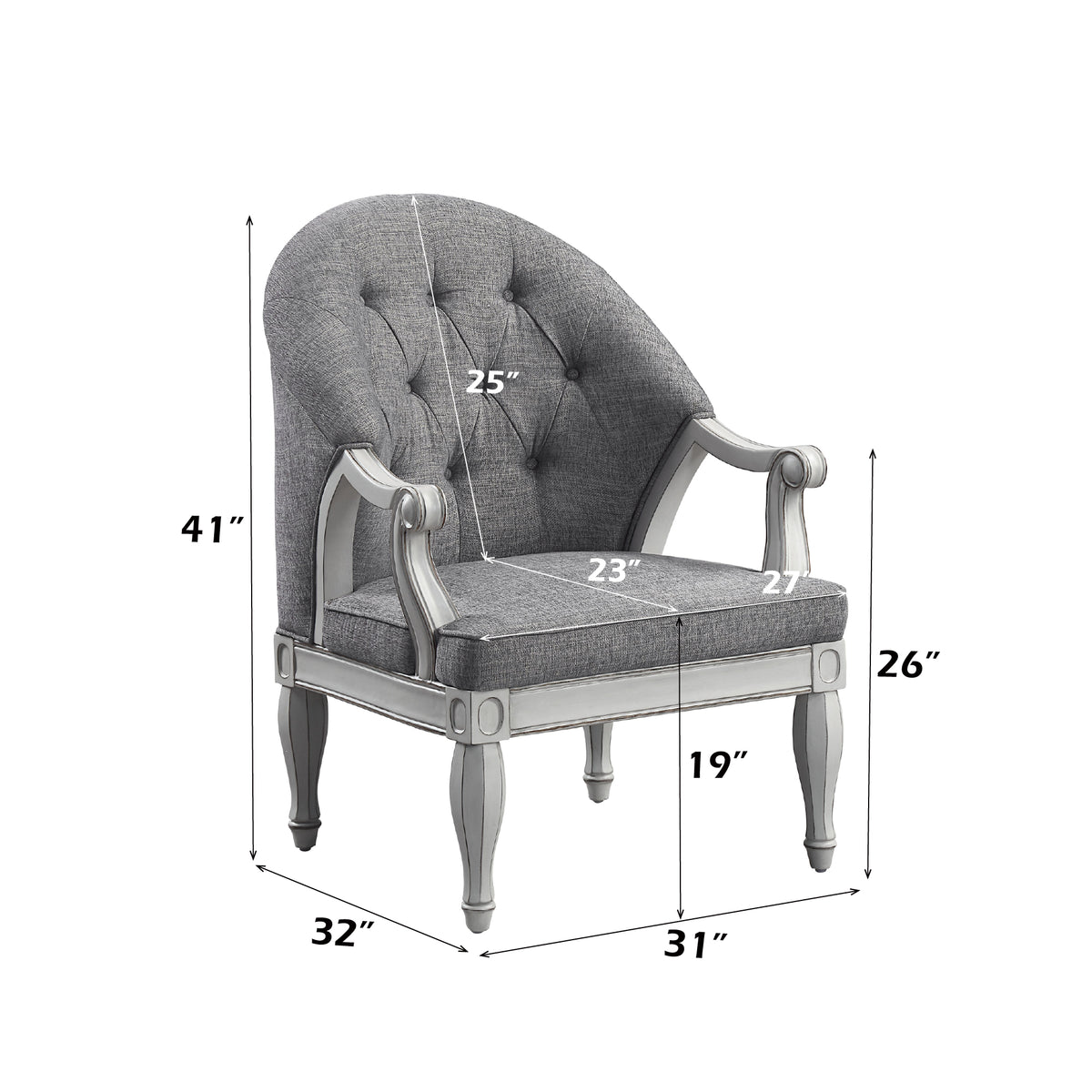 ACME Florian Chair – finish detail – Lusso Furniture Miami