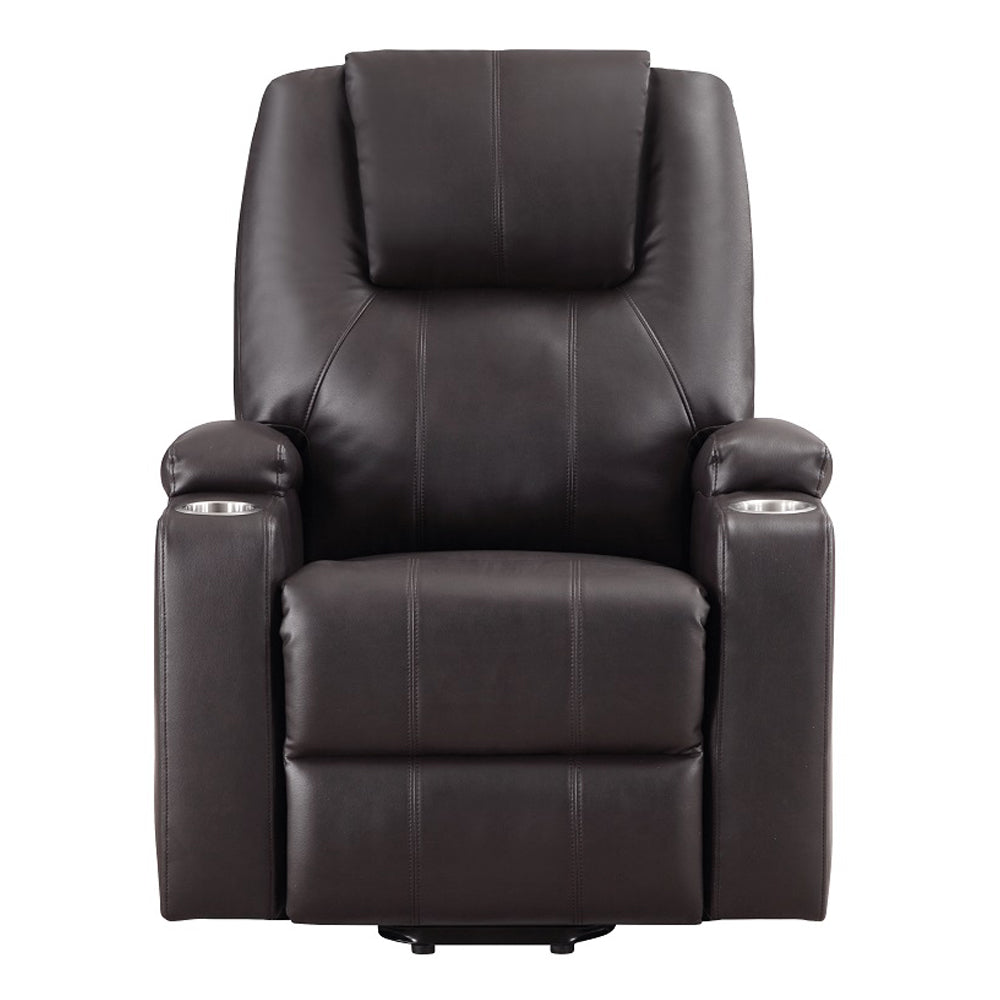 ACME Evander Power Lift Massage Recliner – side view – Lusso Furniture Miami