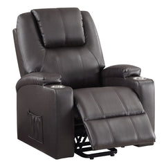 ACME Evander Power Lift Massage Recliner – back view – Lusso Furniture Miami
