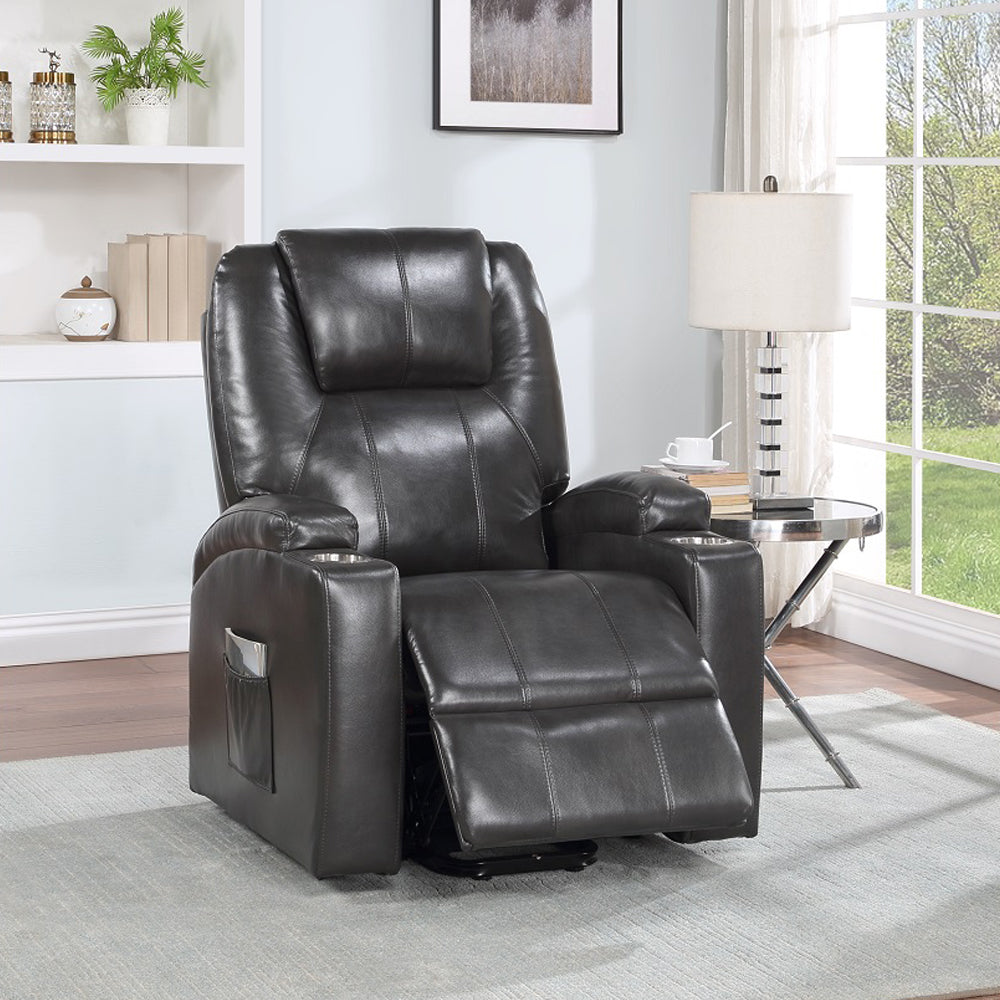 ACME Evander Power Lift Massage Recliner – view 12 – Lusso Furniture Miami