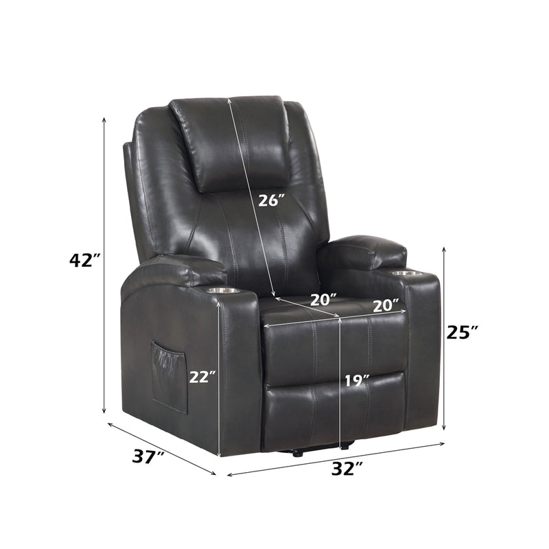 ACME Evander Power Lift Massage Recliner-zoom-