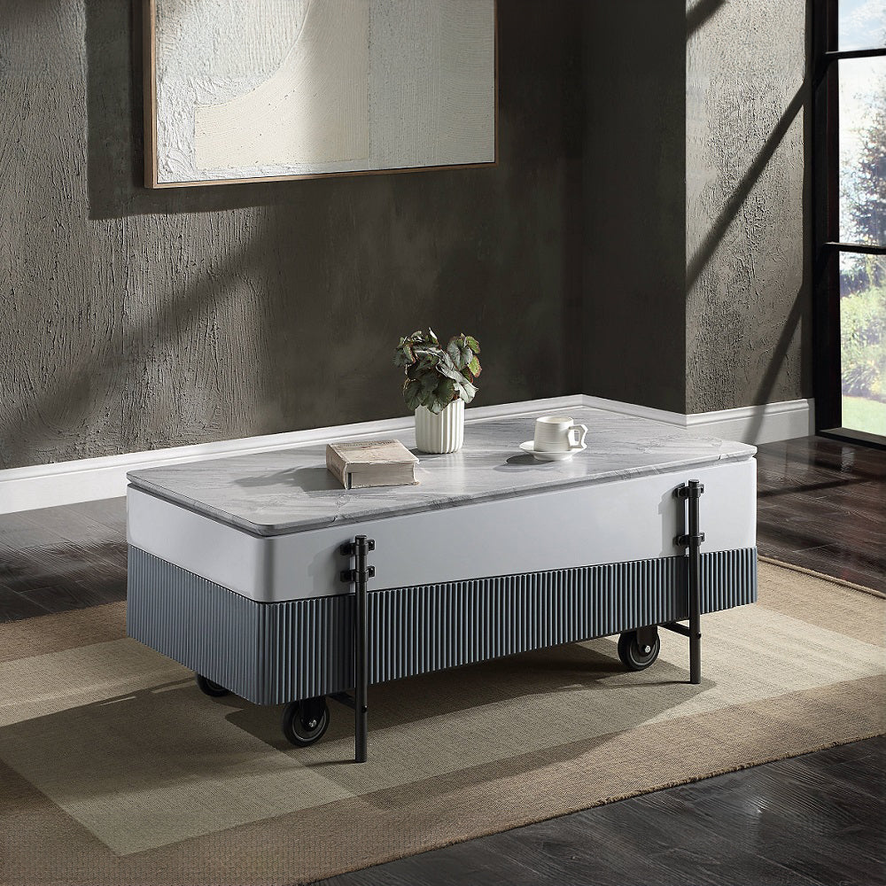 ACME Wilkins Lift Top Coffee Table – front view – Lusso Furniture Miami