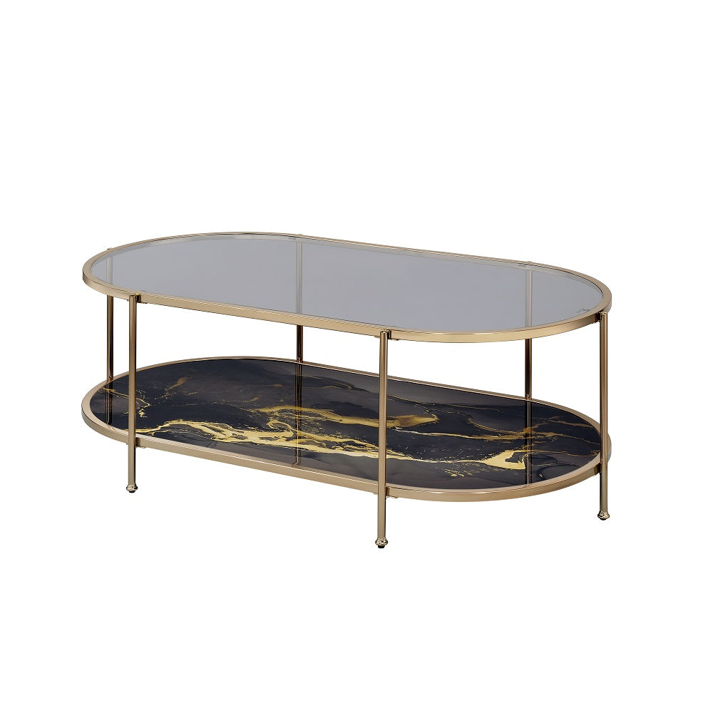 ACME Fiorella Coffee Table – angle view – Lusso Furniture Miami