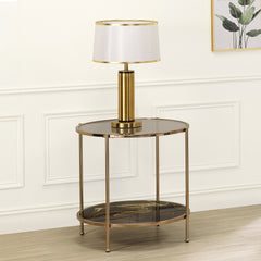 ACME Fiorella End Table – front view – Lusso Furniture Miami