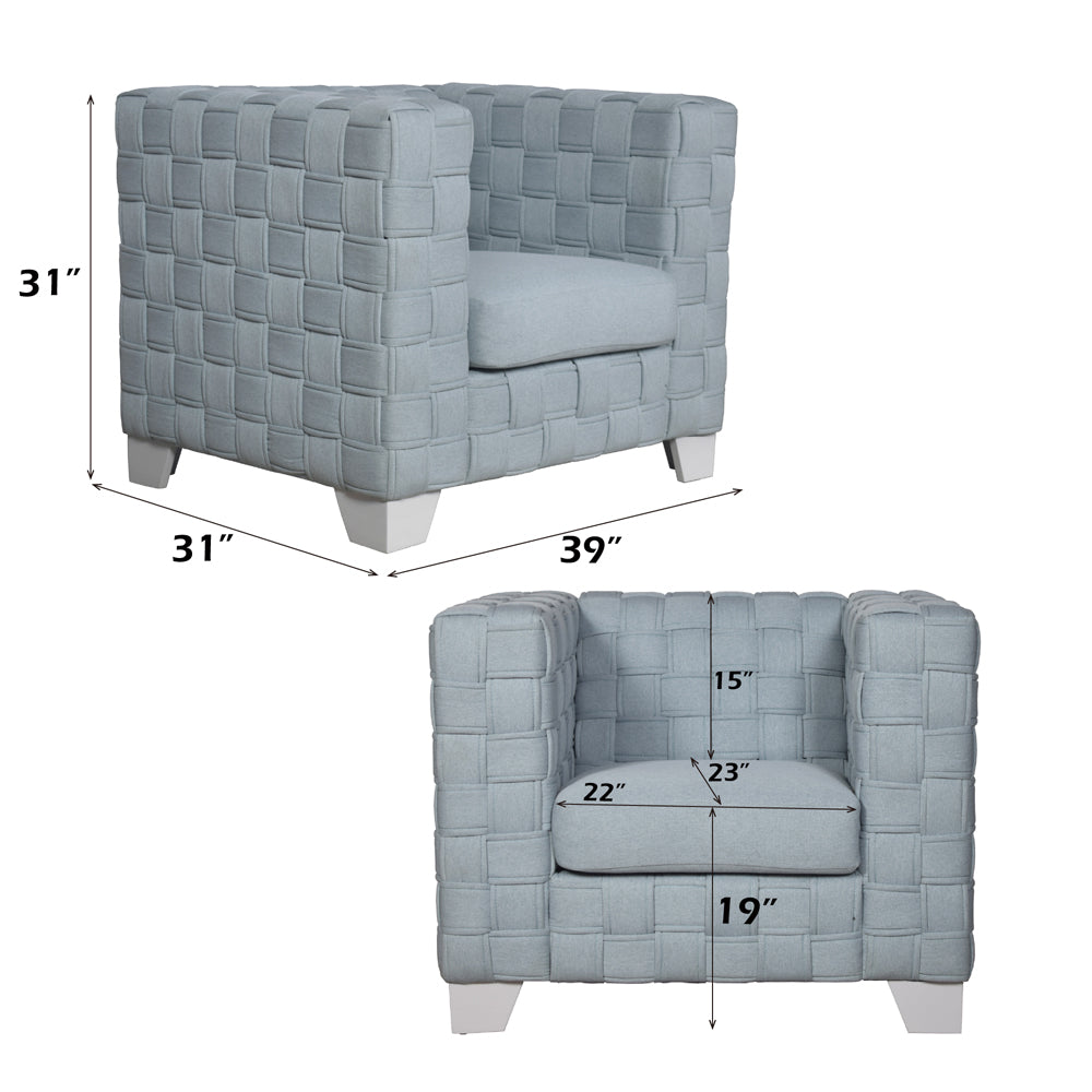 ACME Saree Chair – back view – Lusso Furniture Miami