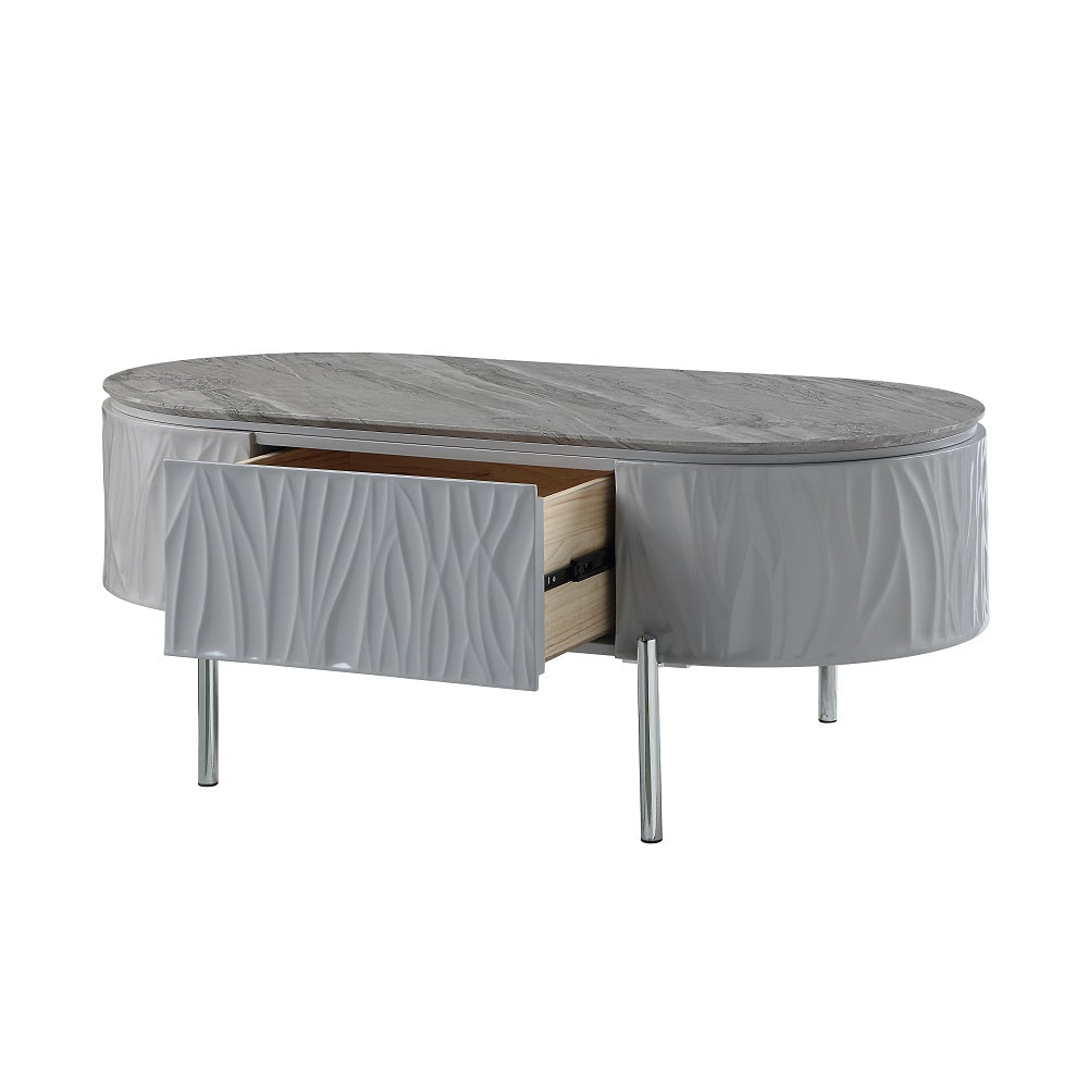ACME Yukino Coffee Table – room setting – Lusso Furniture Miami