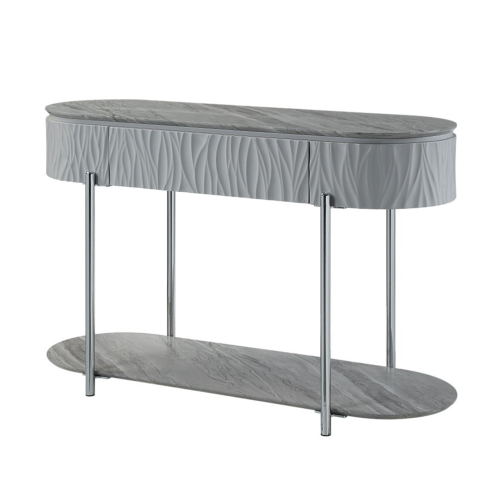ACME Yukino Sofa Table – angle view – Lusso Furniture Miami