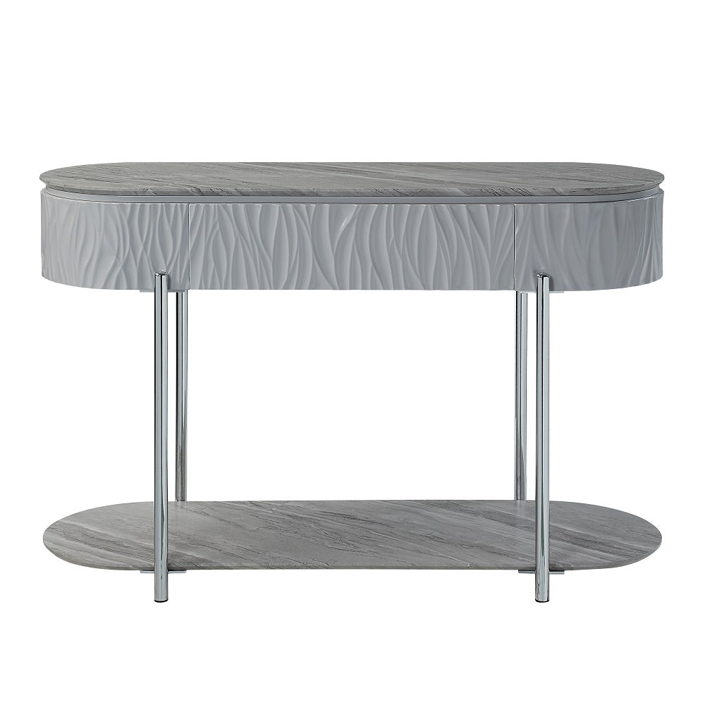 ACME Yukino Sofa Table – side view – Lusso Furniture Miami