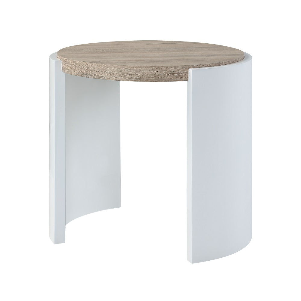 ACME Zoma End Table – angle view – Lusso Furniture Miami