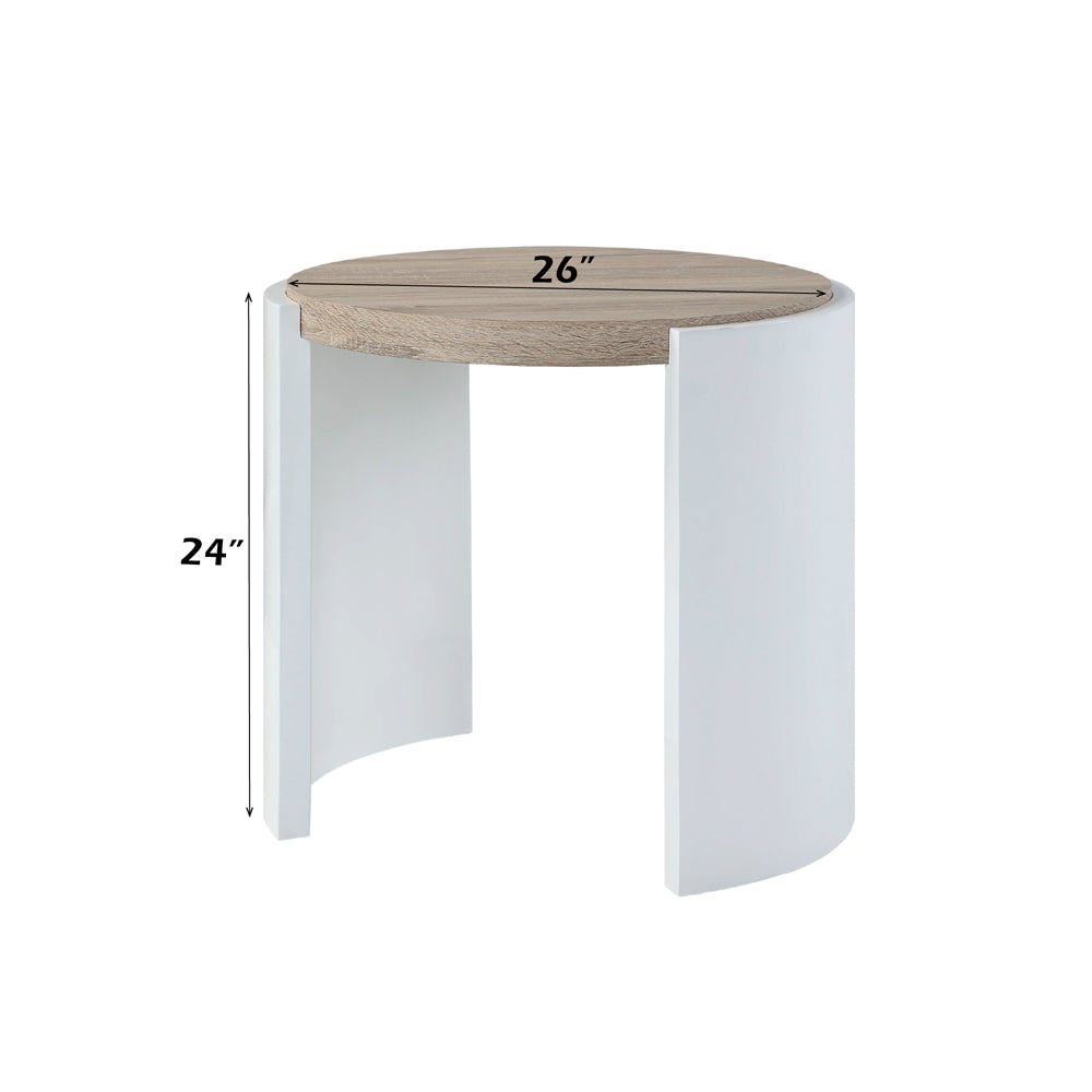 ACME Zoma End Table – top view – Lusso Furniture Miami