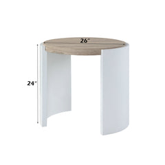 ACME Zoma End Table – top view – Lusso Furniture Miami