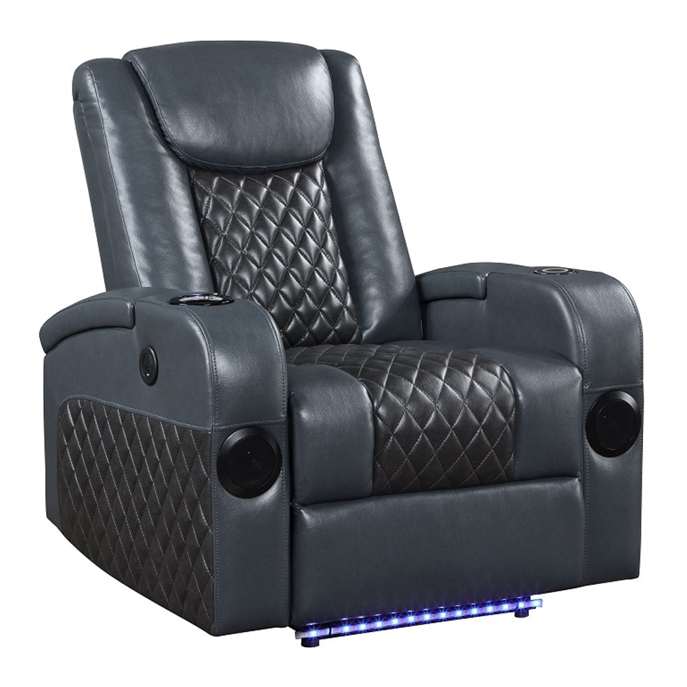 ACME Alair Power Motion Recliner – angle view – Lusso Furniture Miami