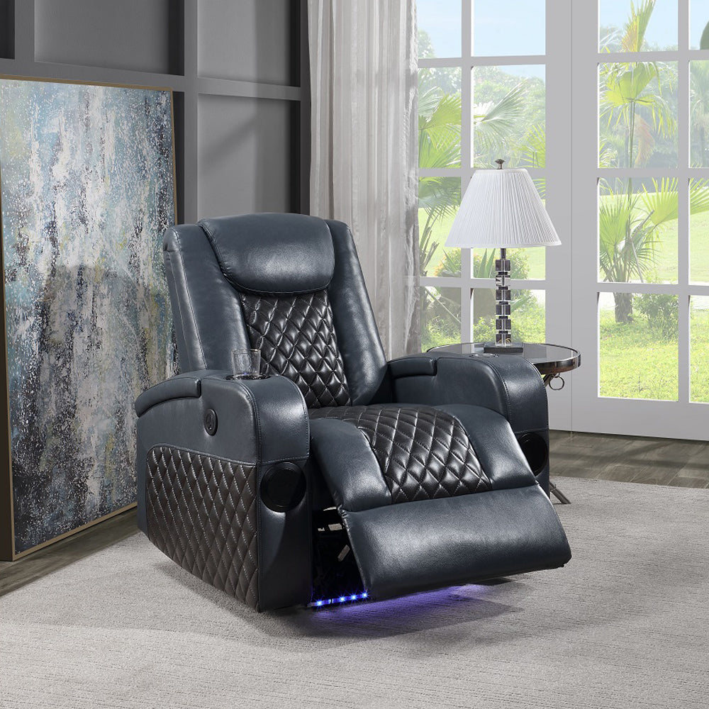 ACME Alair Power Motion Recliner – front view – Lusso Furniture Miami